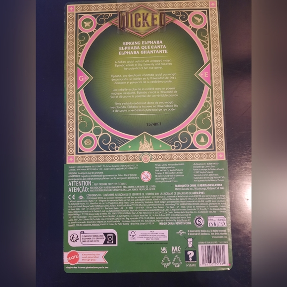 Mattel Wicked Elphaba Doll - Picture 3 of 10